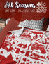 Canadian Blanket, Canadian Gifts, Canada Flannel Blanket for Canadians, Patriotic, INNObeta Soft Throw Blanket for Women, Kids, Her, Adults, Friends, Wife, Bed, Sofa Blanket - Red 50"x 65"